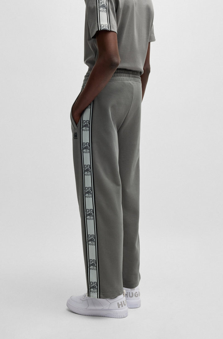 HUGO Jogging Pants Oversize Fit in Cotton - DISHORTE_RB 10249110 01-50530078- Concorde Fashion#color_grey-069