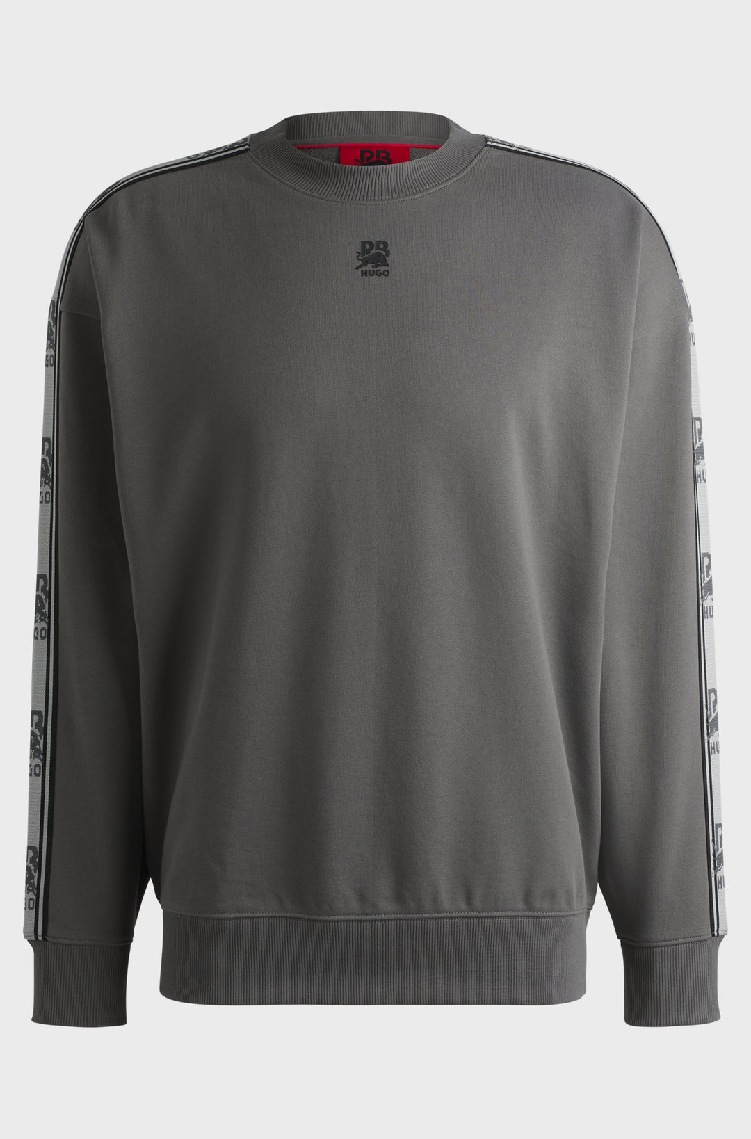 HUGO Sweatshirts Oversize Fit in Cotton - DUSTRIP_RB 10249110 01-50530452- Concorde Fashion#color_grey-069