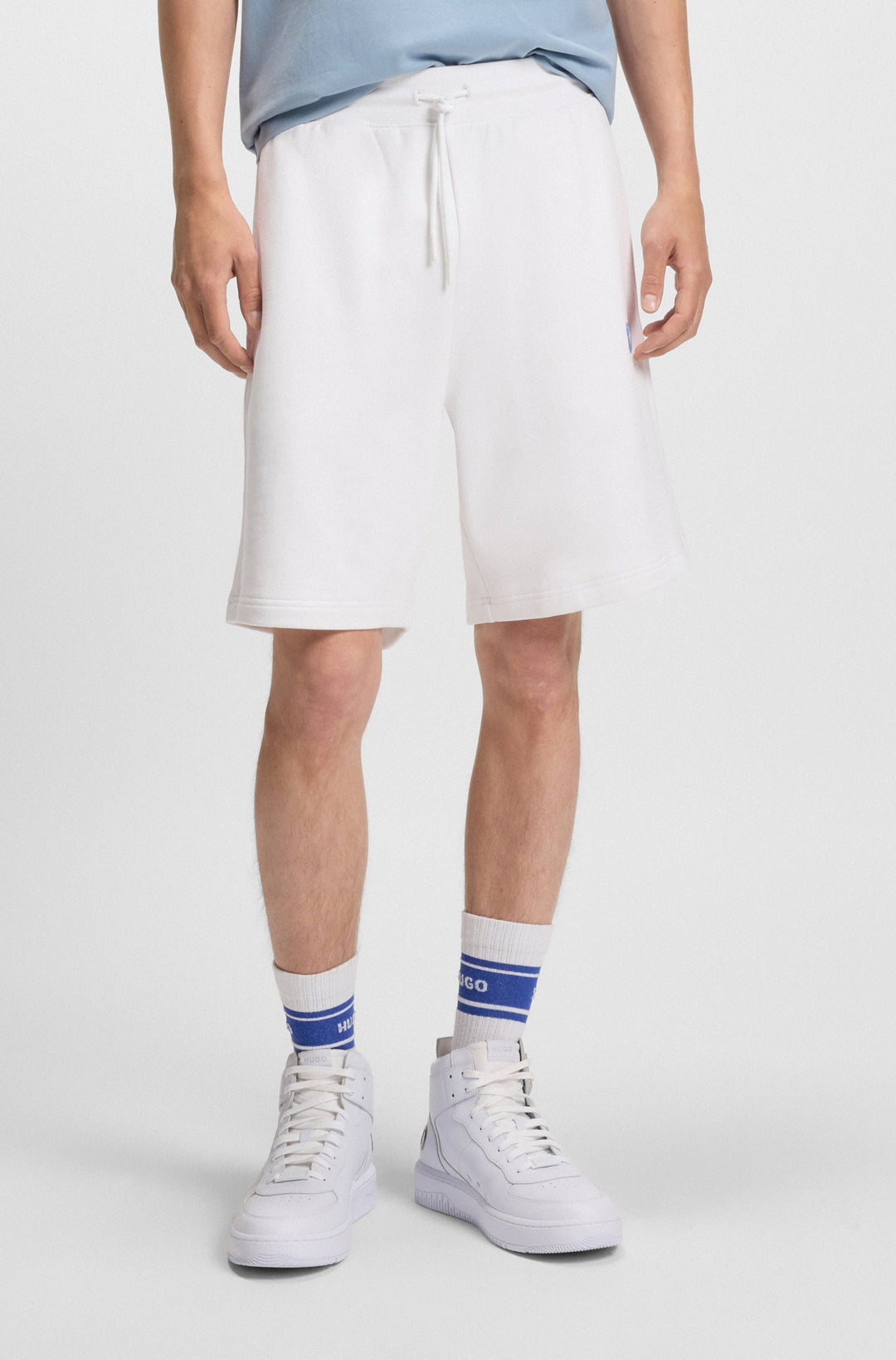 HUGO Shorts Regular Fit - NYLSHO 50534288- Concorde Fashion#color_white-100