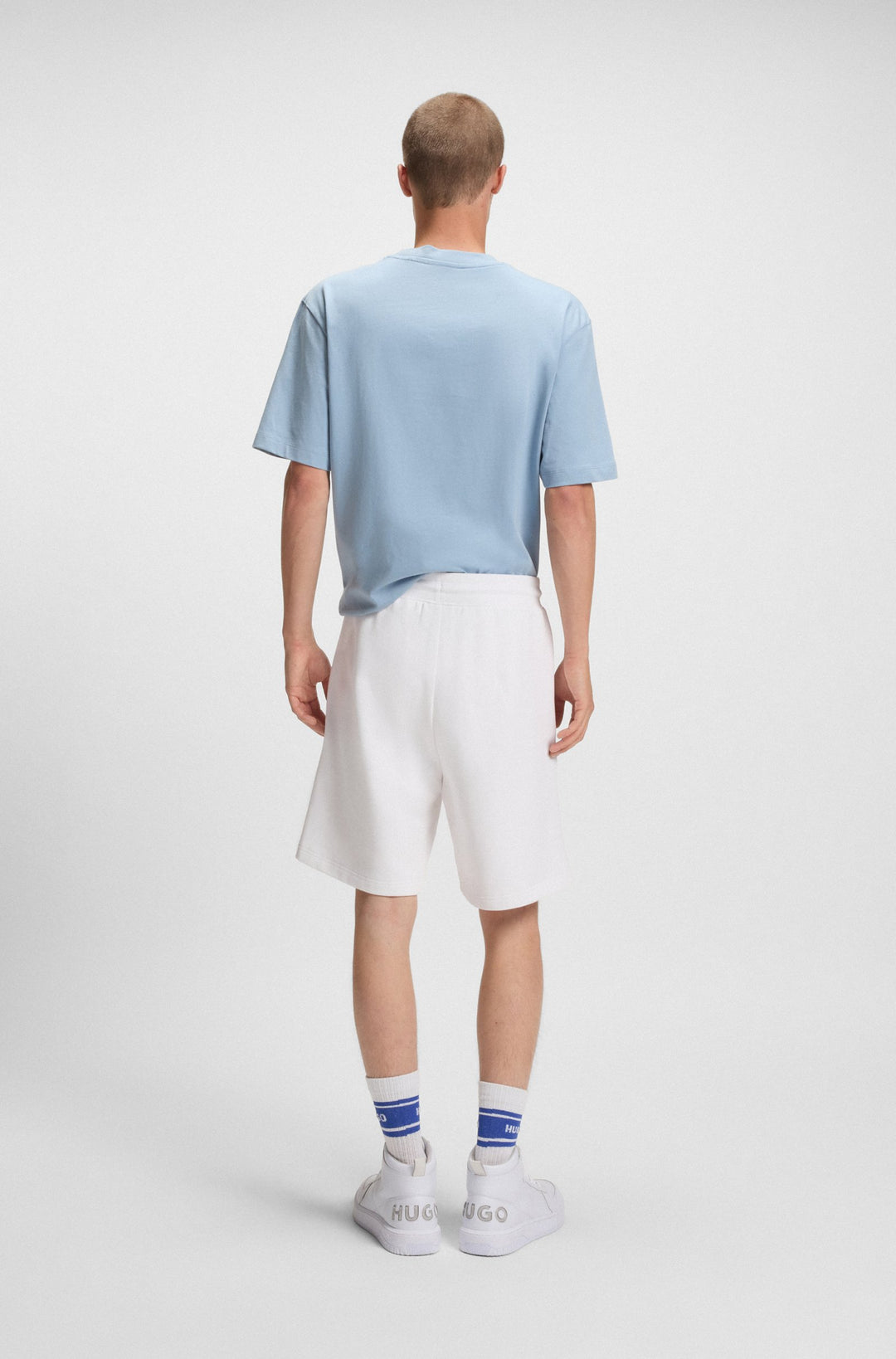 HUGO Shorts Regular Fit - NYLSHO 50534288- Concorde Fashion#color_white-100