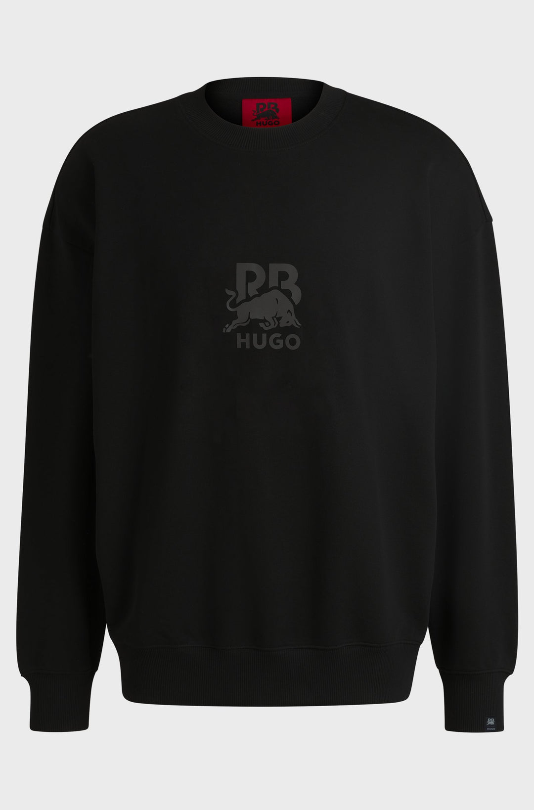 HUGO Sweatshirts Oversize Fit in Cotton - DAHRAIN_RB 10249110 01-50542806- Concorde Fashion#color_black-001