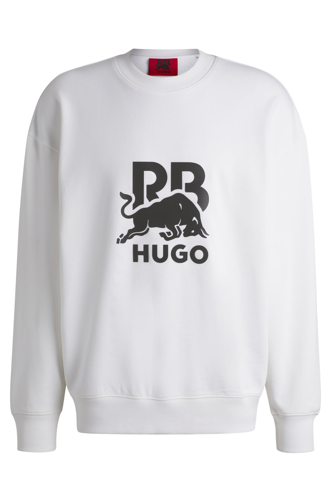 HUGO Sweatshirts Oversize Fit in Cotton - DAHRAIN_RB 10249110 01-50542806- Concorde Fashion#color_white-100