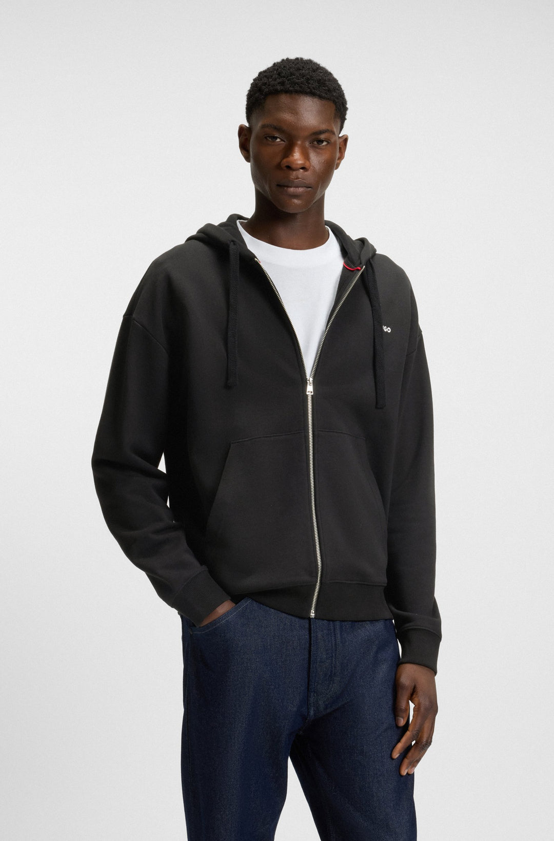 HUGO Hoodies Relaxed Fit - DAPOZIP 50548651- Concorde Fashion#color_black-001