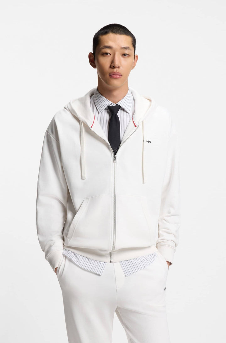 HUGO Hoodies Relaxed Fit - DAPOZIP 50548651- Concorde Fashion#color_white-102