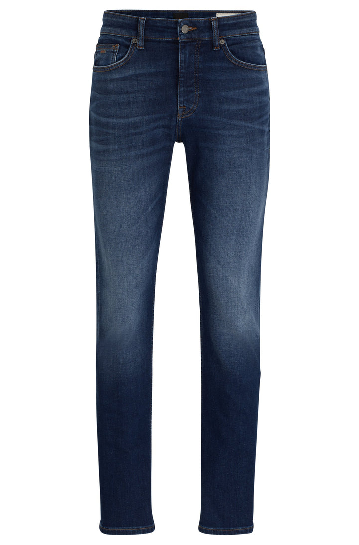 BOSS Slim Fit Jeans in Cotton Mix - DELAWARE BC-C 10249131 01-50513491- Concorde Fashion#color_navy-414