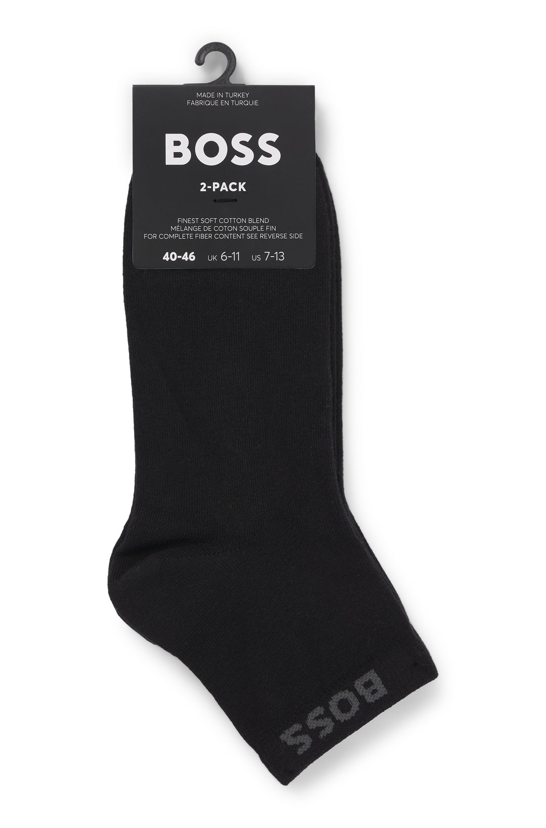 BOSS Socks  in Cotton Mix - 2P SH UNI CC 10249314 01-50491208- Concorde Fashion#color_black-001