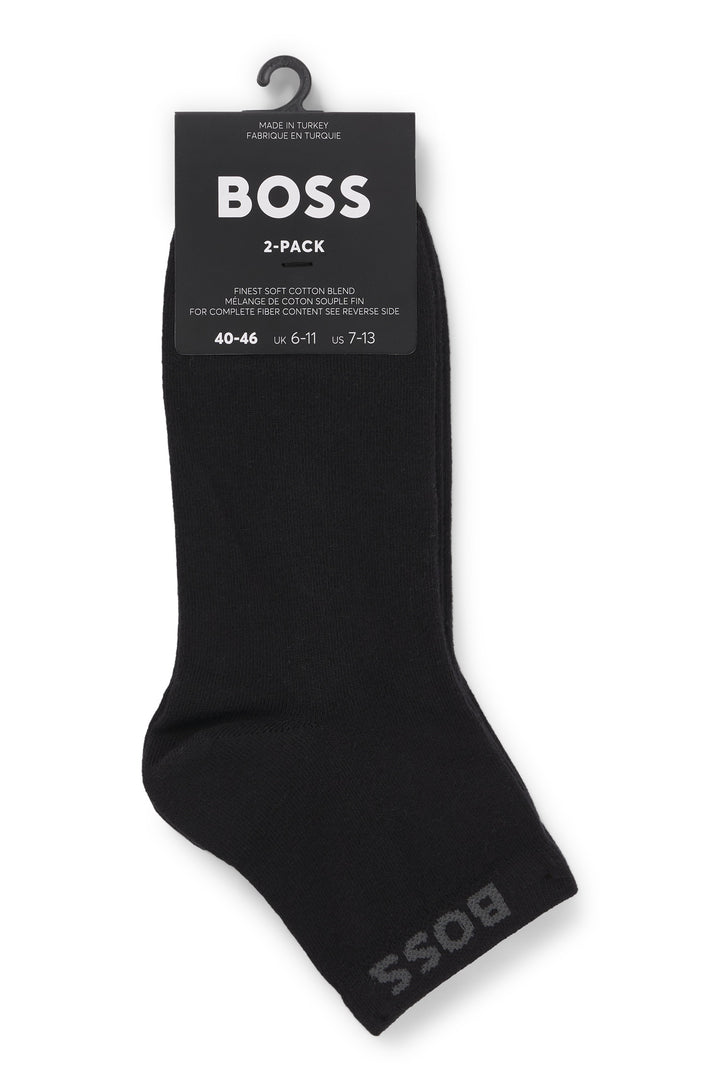 BOSS Socks  in Cotton Mix - 2P SH UNI CC 10249314 01-50491208- Concorde Fashion#color_black-001
