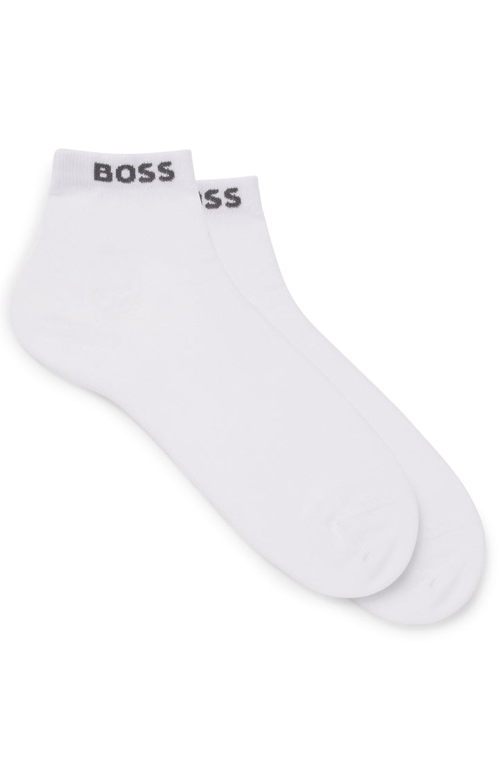 BOSS Socks  in Cotton Mix - 2P SH UNI CC 10249314 01-50491208- Concorde Fashion#color_white-100