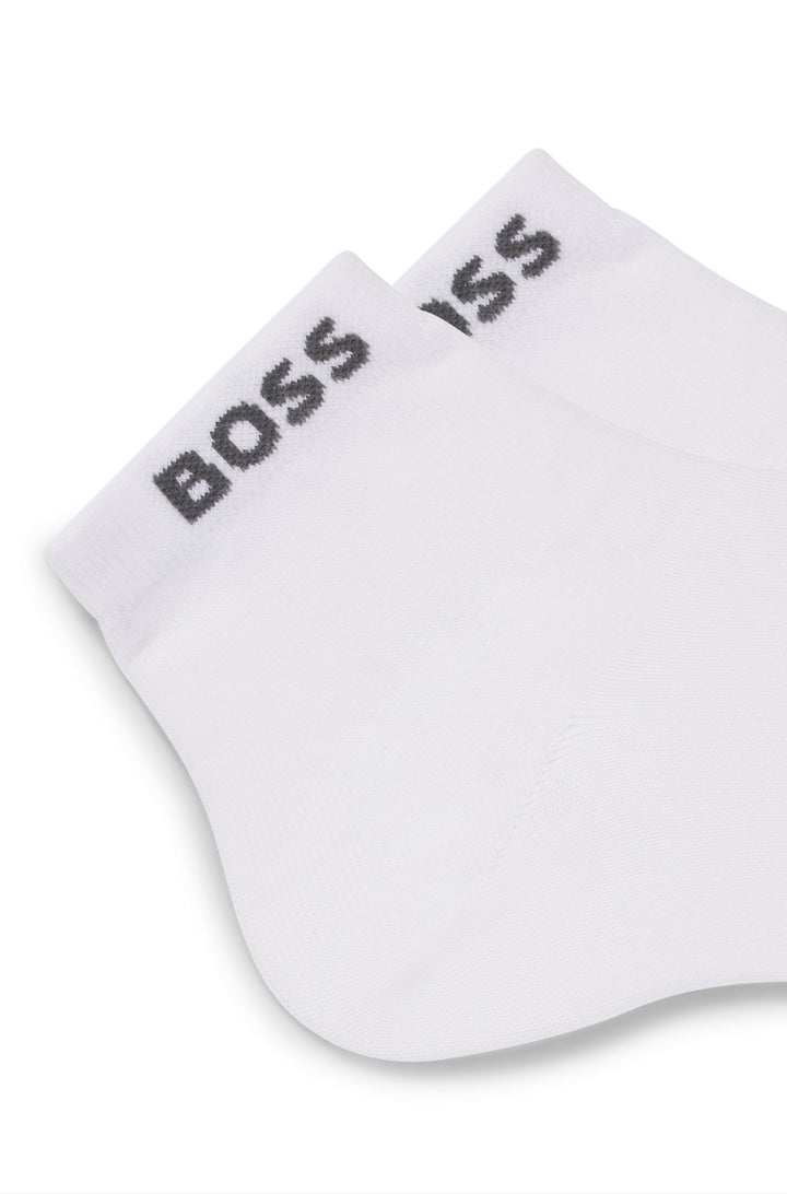 BOSS Socks  in Cotton Mix - 2P SH UNI CC 10249314 01-50491208- Concorde Fashion#color_white-100