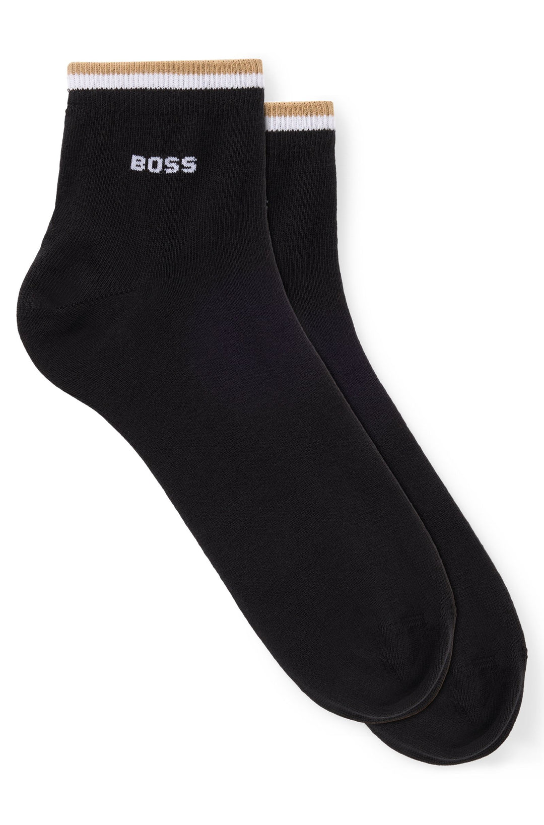 BOSS  Socks in Cotton Mix - 2P SH STRIPE CC 10249327 01-50491195- Concorde Fashion#color_black-001
