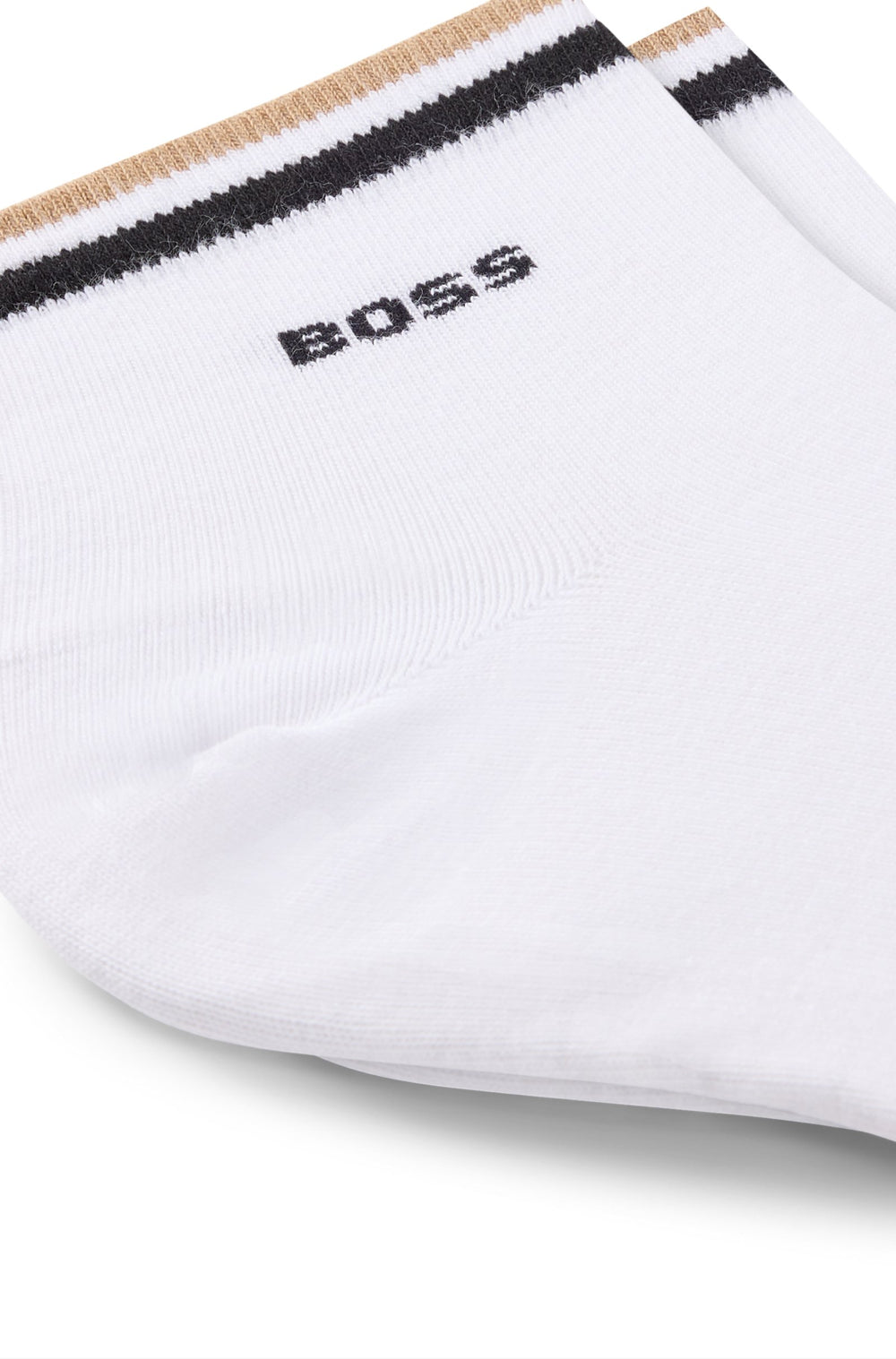 BOSS  Socks in Cotton Mix - 2P SH STRIPE CC 10249327 01-50491195- Concorde Fashion#color_white-100