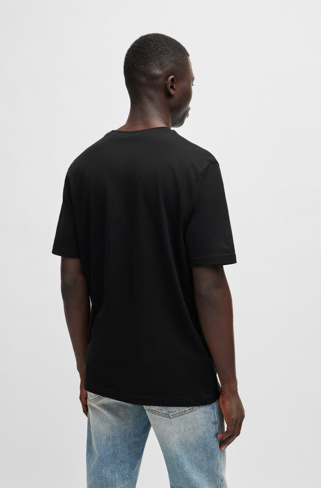 BOSS Regular Fit T-Shirts in Cotton - TE_BOSSOCEAN 10249510 01-50515997- Concorde Fashion#color_black-001