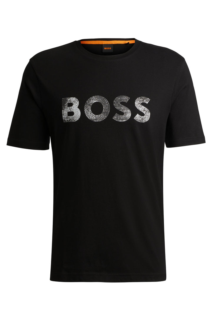 BOSS Regular Fit T-Shirts in Cotton - TE_BOSSOCEAN 10249510 01-50515997- Concorde Fashion#color_black-001