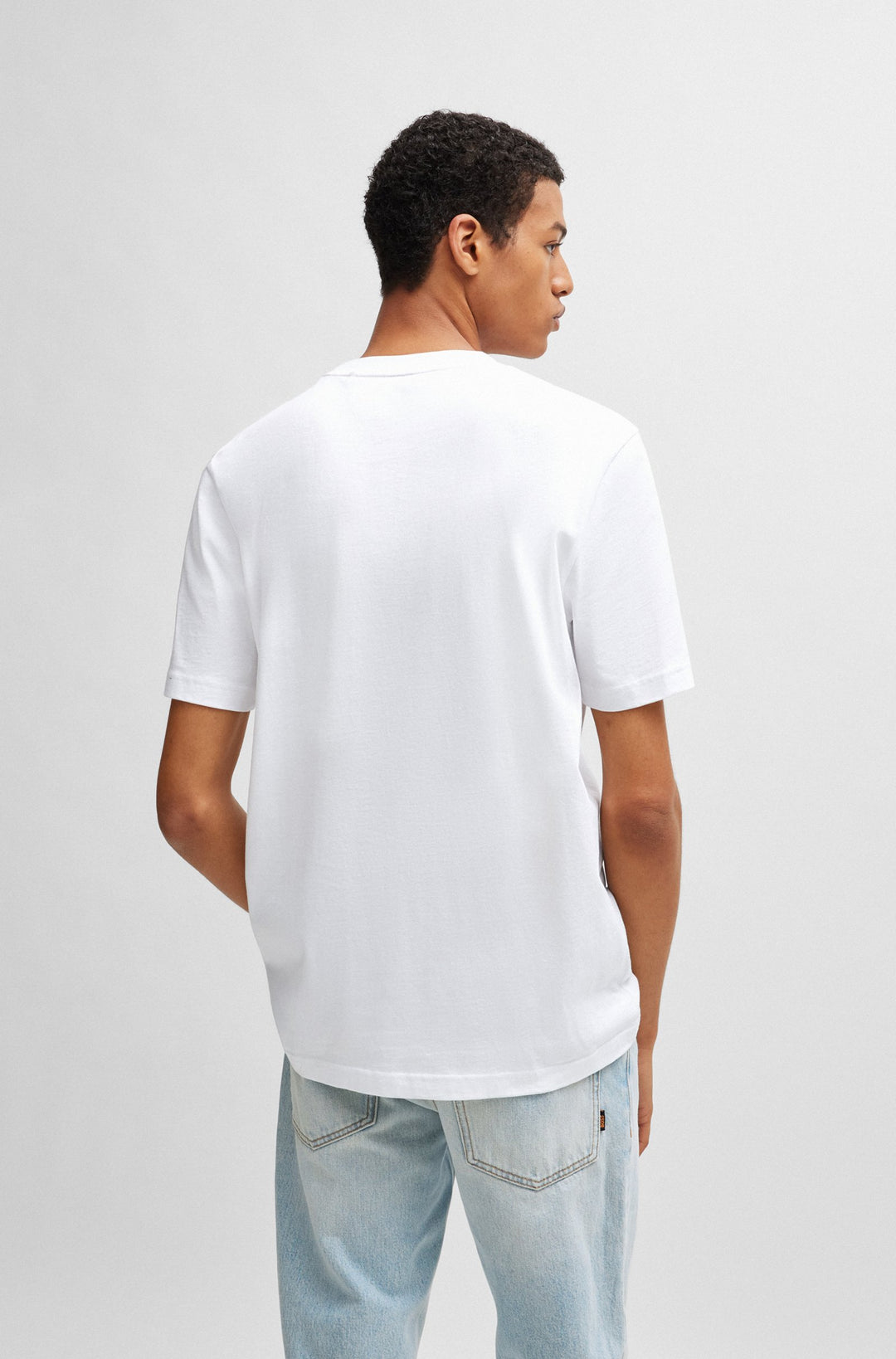 BOSS Regular Fit T-Shirts in Cotton - TE_BOSSOCEAN 10249510 01-50515997- Concorde Fashion#color_white-100
