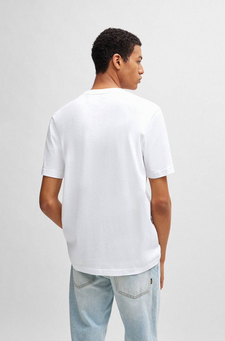 BOSS Regular Fit T-Shirts in Cotton - TE_BOSSOCEAN 10249510 01-50515997- Concorde Fashion#color_white-100