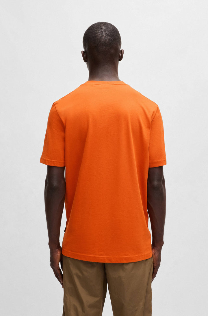 BOSS T-Shirts Regular Fit in Cotton - TE_BUILDING 10249510 01-50522767- Concorde Fashion#color_orange-840