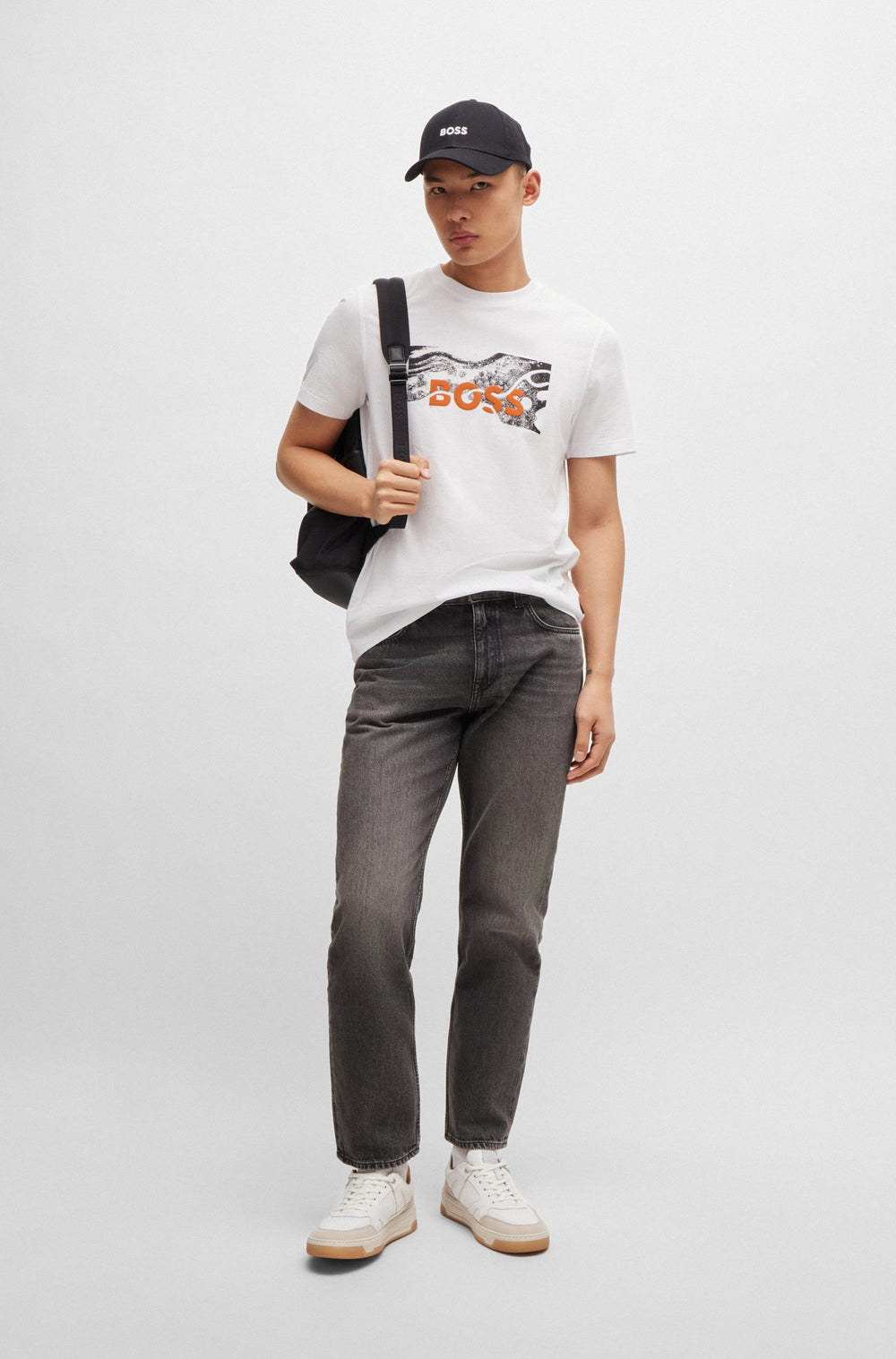 BOSS T-Shirts Regular Fit in Cotton - TE_BUILDING 10249510 01-50522767- Concorde Fashion#color_white-100