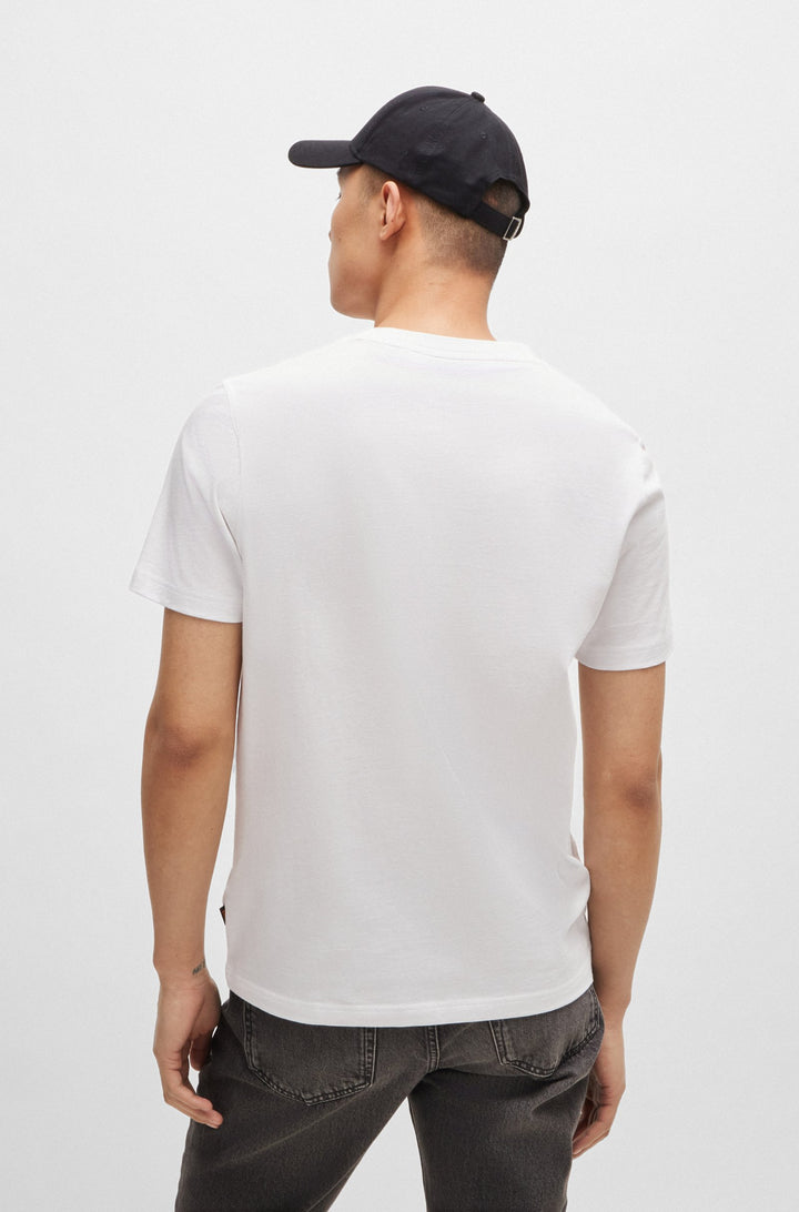 BOSS T-Shirts Regular Fit in Cotton - TE_BUILDING 10249510 01-50522767- Concorde Fashion#color_white-100