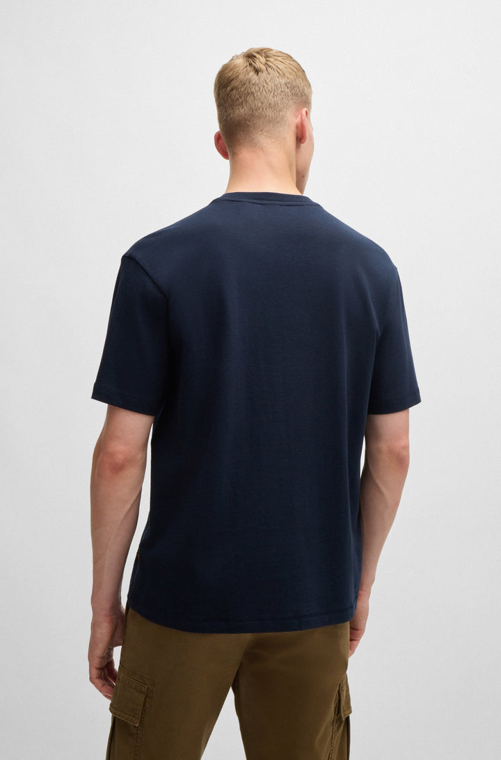 BOSS T-Shirts Relaxed Fit in Cotton - TE_ASTRONAUT 10249510 01-50528209- Concorde Fashion#color_navy-404