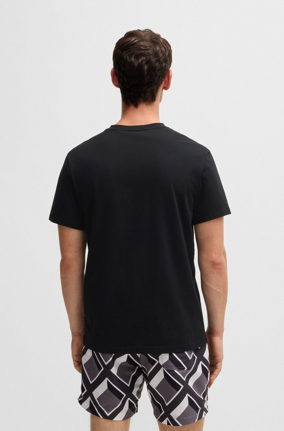 BOSS T-Shirts Regular Fit - T-SHIRT RN 50491706- Concorde Fashion#color_black-001