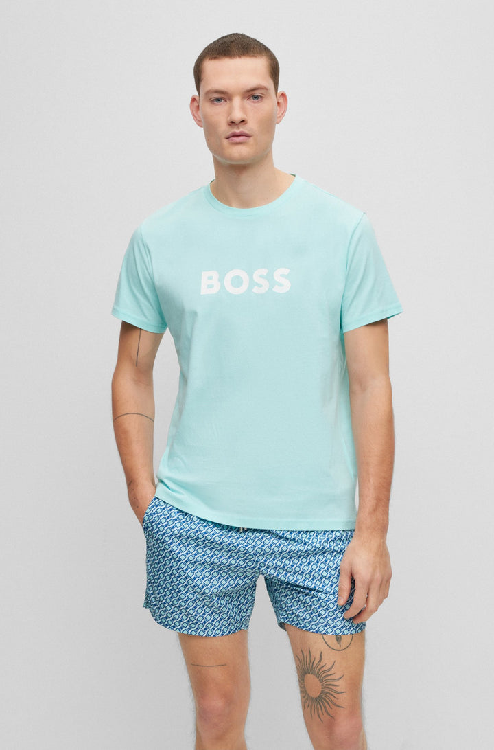 BOSS T-Shirts Regular Fit - T-SHIRT RN 50491706- Concorde Fashion#color_green-356