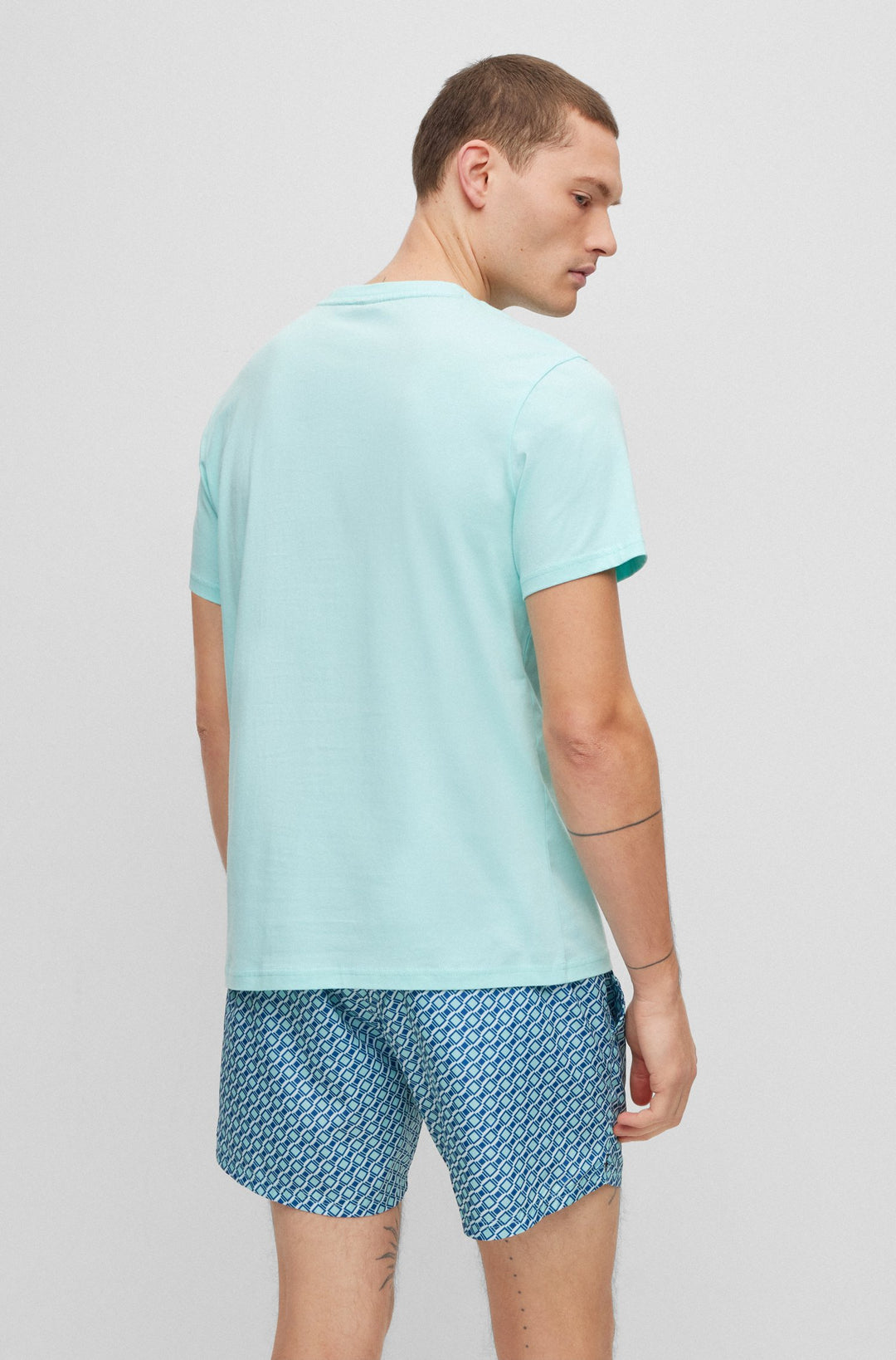 BOSS T-Shirts Regular Fit - T-SHIRT RN 50491706- Concorde Fashion#color_green-356