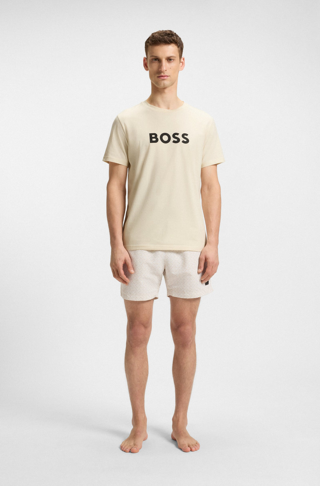 BOSS T-Shirts Regular Fit - T-SHIRT RN 50491706- Concorde Fashion#color_white-131