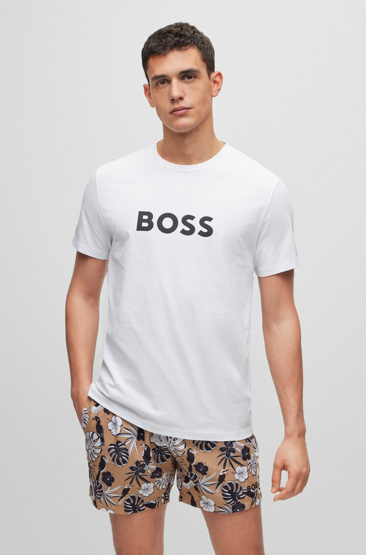 BOSS T-Shirts Regular Fit - T-SHIRT RN 50491706- Concorde Fashion#color_white-100