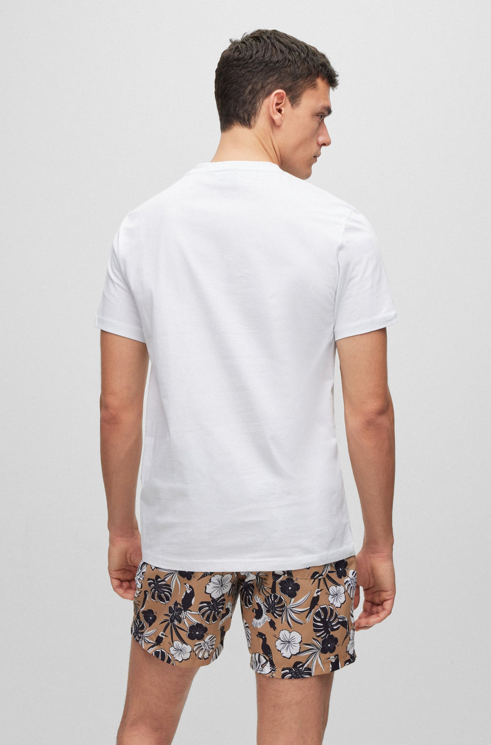 BOSS T-Shirts Regular Fit - T-SHIRT RN 50491706- Concorde Fashion#color_white-100