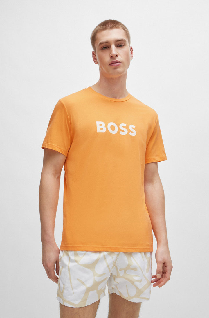 BOSS Regular Fit T-Shirts in Cotton - T-SHIRT RN 10249533 01-50503276- Concorde Fashion#color_orange-813