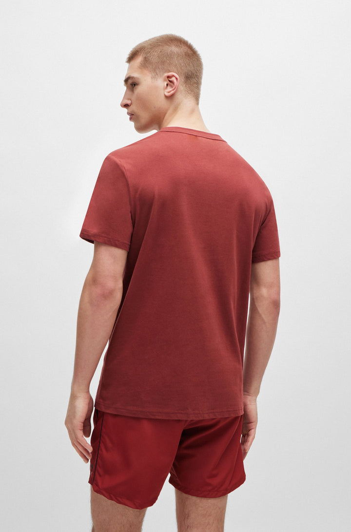 BOSS Regular Fit T-Shirts in Cotton - T-SHIRT RN 10249533 01-50503276- Concorde Fashion#color_brown-248