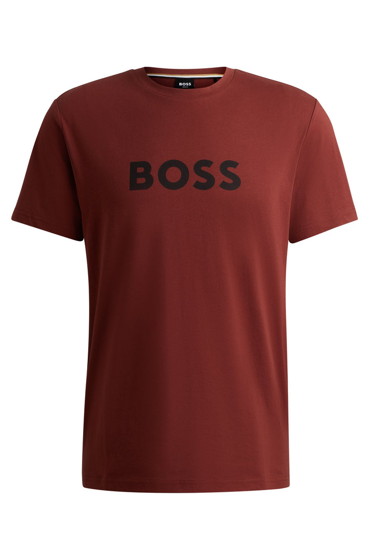 BOSS Regular Fit T-Shirts in Cotton - T-SHIRT RN 10249533 01-50503276- Concorde Fashion#color_brown-248