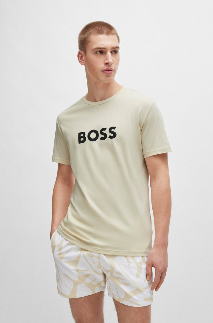 BOSS Regular Fit T-Shirts in Cotton - T-SHIRT RN 10249533 01-50503276- Concorde Fashion#color_white-131