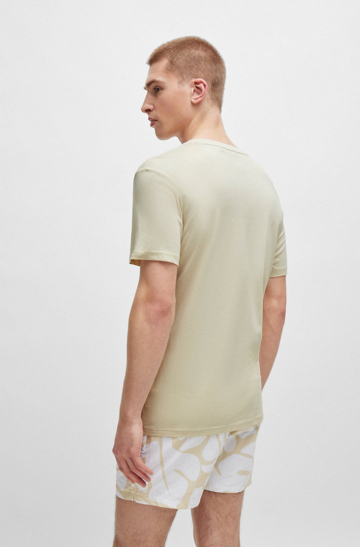 BOSS Regular Fit T-Shirts in Cotton - T-SHIRT RN 10249533 01-50503276- Concorde Fashion#color_white-131