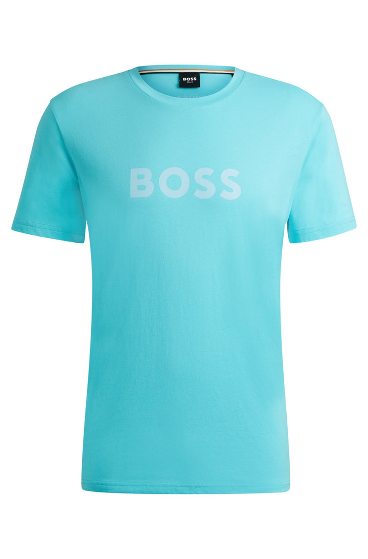 BOSS Regular Fit T-Shirts in Cotton - T-SHIRT RN 10249533 01-50503276- Concorde Fashion#color_blue-442