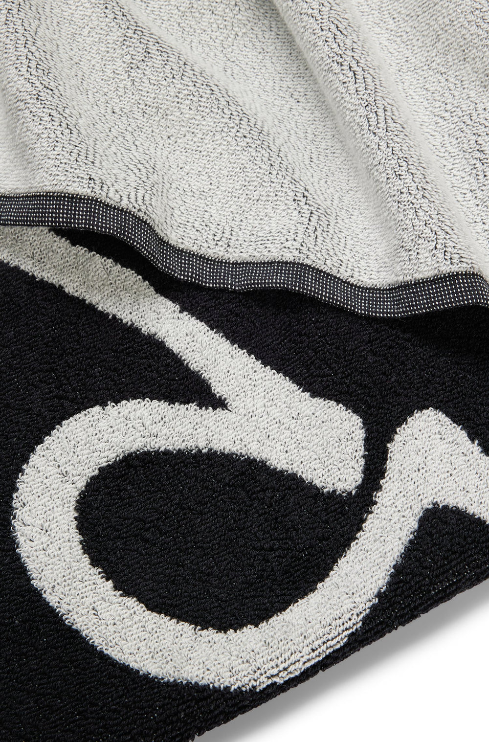 HUGO  Towels in Cotton - TOWELHANDWRITTENLOGO 10249578 01-50491851- Concorde Fashion#color_black-001