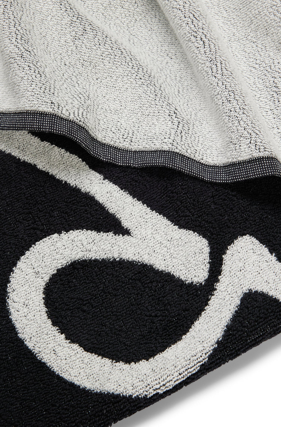 HUGO  Towels in Cotton - TOWELHANDWRITTENLOGO 10249578 01-50491851- Concorde Fashion#color_black-001