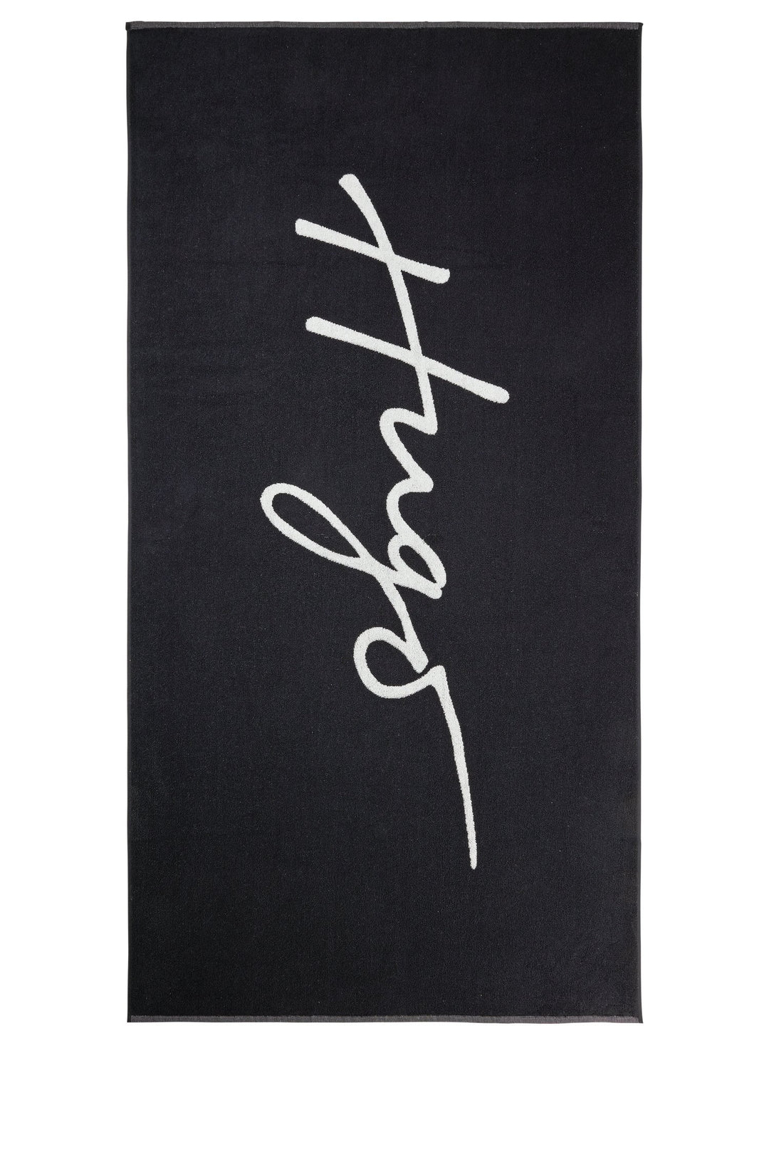 HUGO  Towels in Cotton - TOWELHANDWRITTENLOGO 10249578 01-50491851- Concorde Fashion#color_black-001