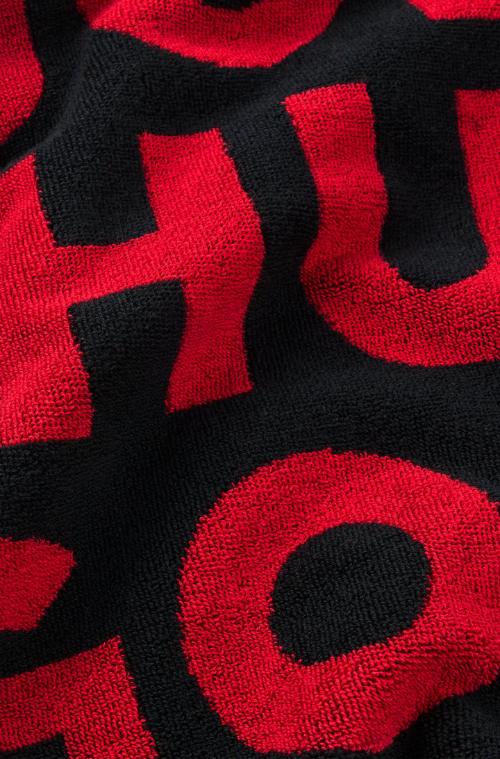 HUGO Towels  - MONOGRAM TOWEL 50539992- Concorde Fashion#color_black-002