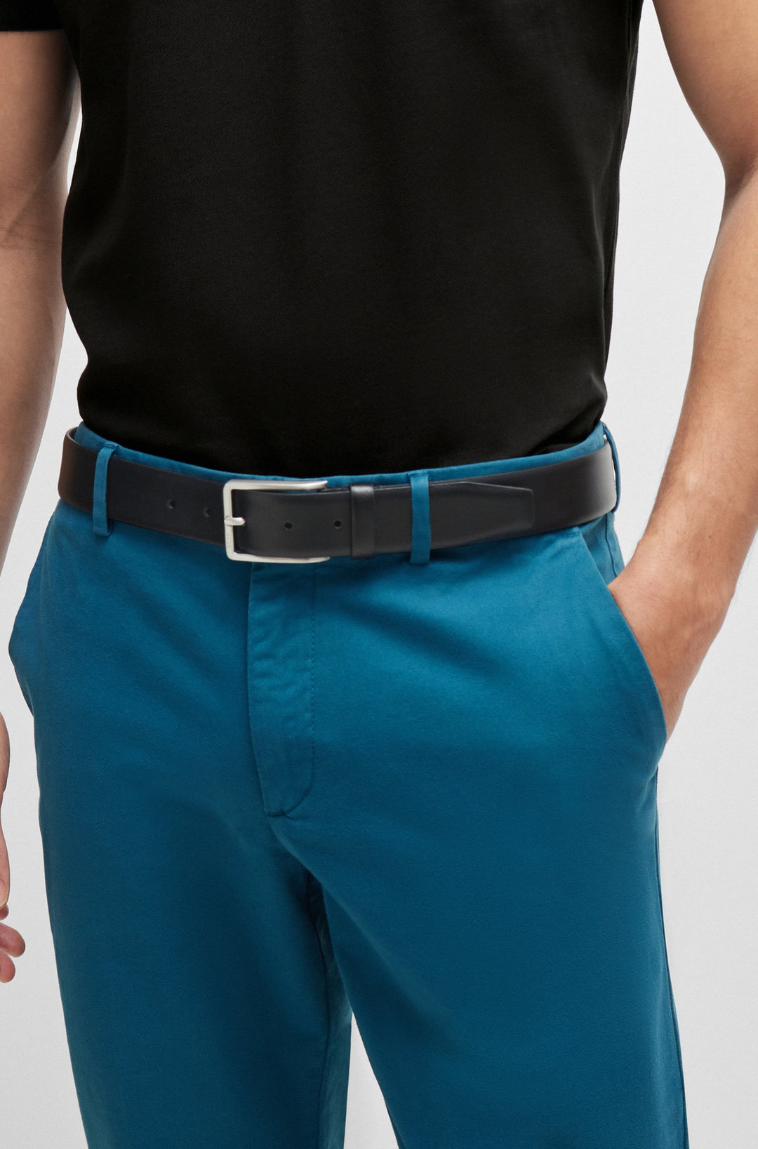 BOSS  Belts in Leather - ERMAN-L_SZ35 10249587 01-50491834- Concorde Fashion#color_black-001