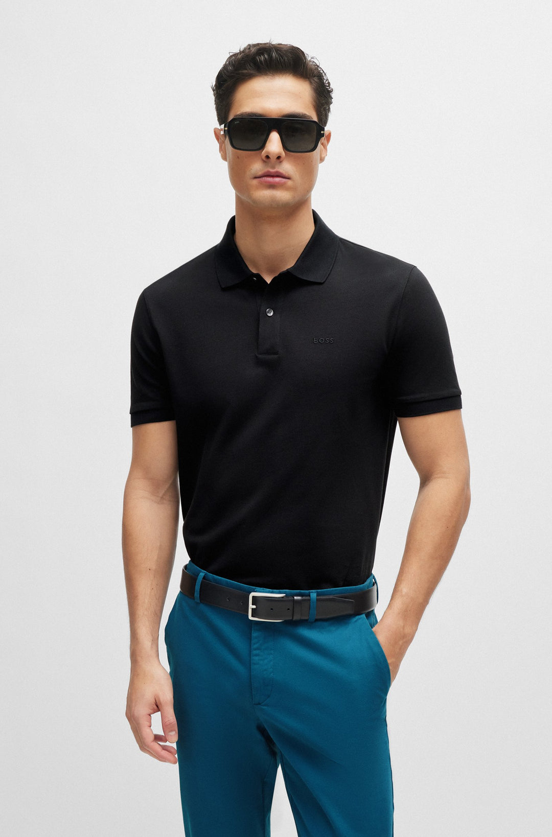 BOSS  Belts in Leather - ERMAN-L_SZ35 10249587 01-50491834- Concorde Fashion#color_black-001