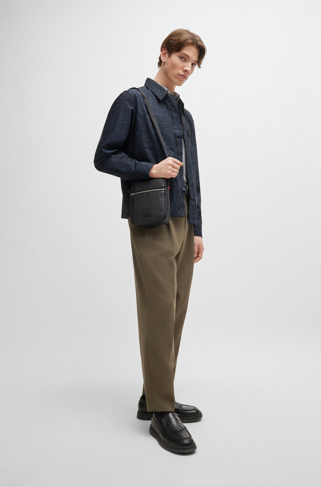 HUGO RED  Bags in Polyester Mix - ETHON 2.0HI_CROSSB 10249644 01-50503807- Concorde Fashion#color_black-001