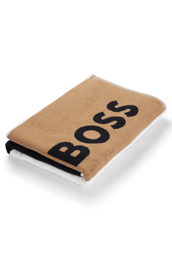 BOSS  Towels in Cotton - BEACH TOWEL FASHION 10249702 01-50492273- Concorde Fashion#color_black-001