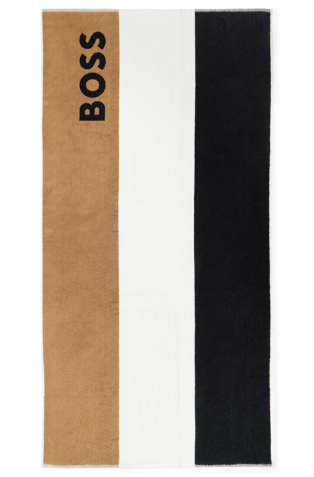 BOSS  Towels in Cotton - BEACH TOWEL FASHION 10249702 01-50492273- Concorde Fashion#color_black-001