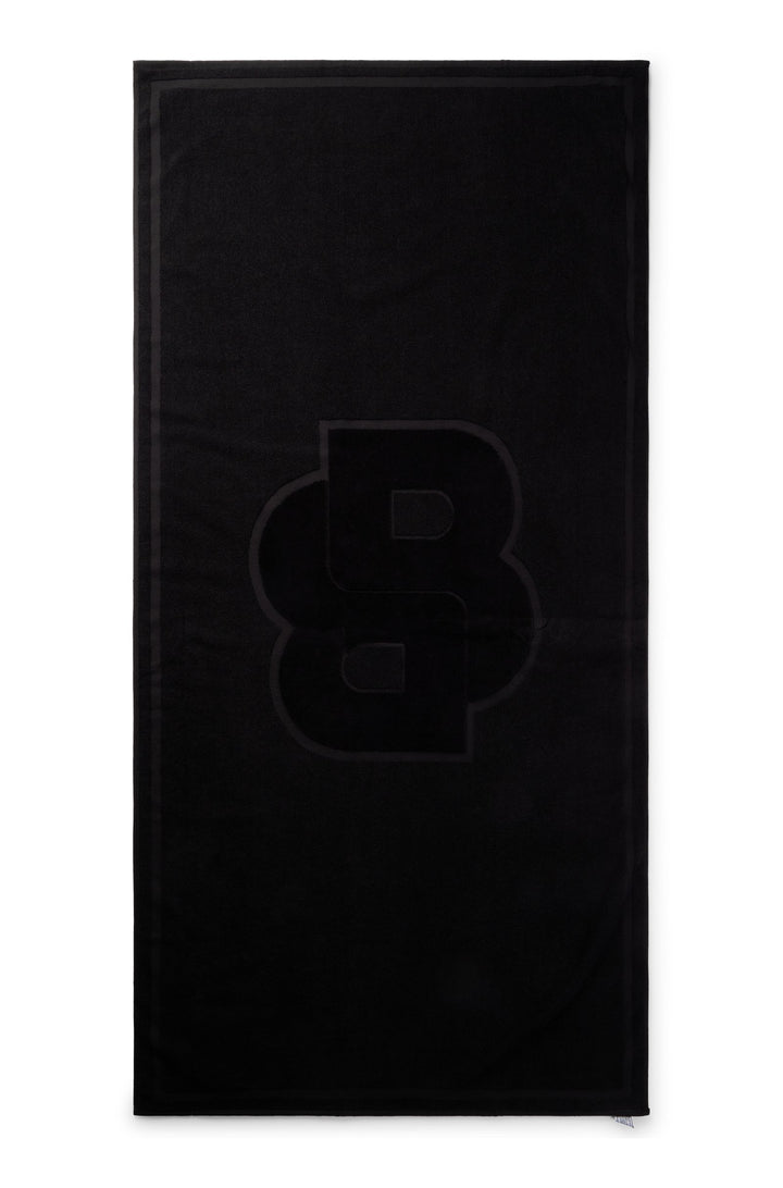 BOSS  Towels in Cotton - BEACH TOWEL TONI 10249702 01-50515766- Concorde Fashion#color_black-008