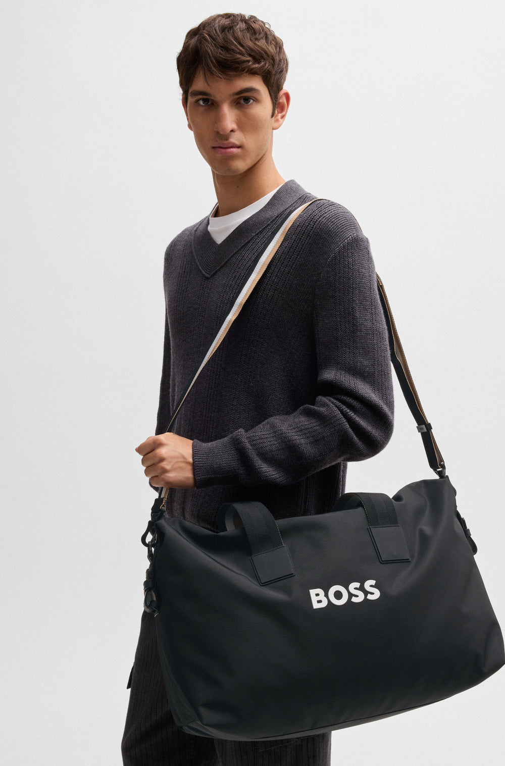 BOSS Bags  in Polyester - CATCH_3.0_HOLDALL 10249707 01-50511942- Concorde Fashion#color_black-001