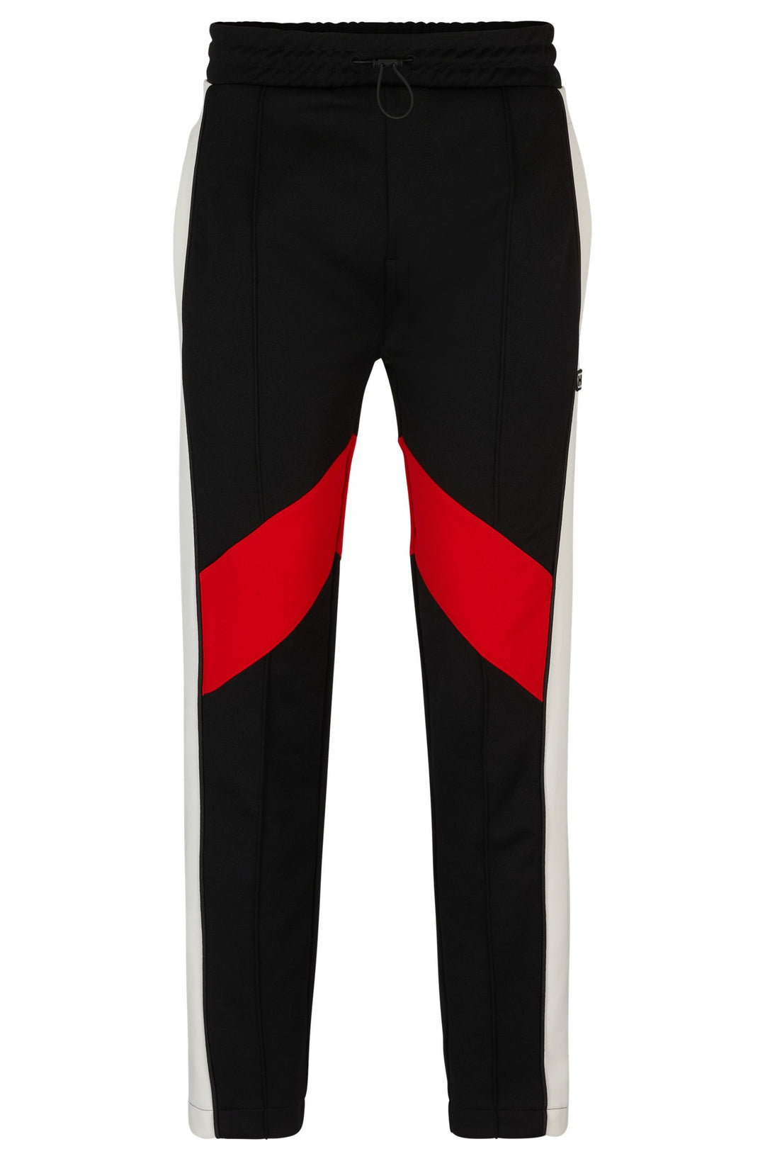 HUGO Relaxed Fit Jogging Pants in Polyester Mix - DENUDE 10249830 01-50512959- Concorde Fashion#color_black-001