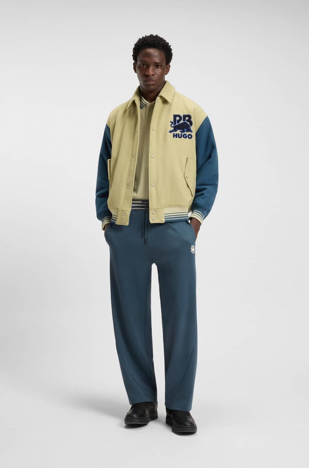 HUGO Jogging Pants Oversized Fit - DOLMAPAN_RB 50549308- Concorde Fashion#color_navy-411