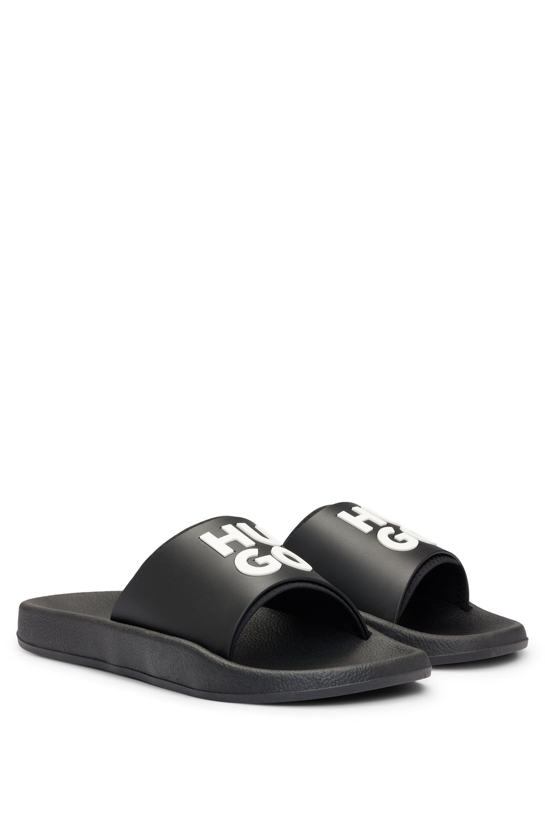 HUGO RED Standard Sole Sandals in Artificial Leather - NIL_SLID_MDTPU_N 10249876 01-50497864- Concorde Fashion#color_black-002