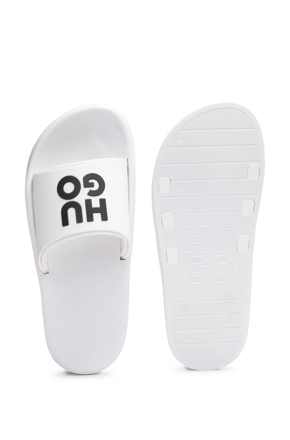 HUGO RED Standard Sole Sandals in Artificial Leather - NIL_SLID_MDTPU_N 10249876 01-50497864- Concorde Fashion#color_white-100